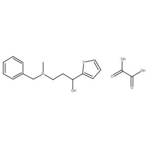 (1S)-3-[benzyl(methyl)amino]-1-(thiophen-2-yl)propan-1-ol; oxalic acid Structure