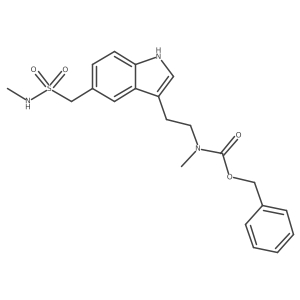 BenZyl methyl[2-[5-[[(methylamino)sulphonyl]methyl]-1H-indol-3-yl]ethyl]carbamate Structure