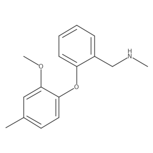 {[2-(2-Methoxy-4-methylphenoxy)phenyl]methyl}(methyl)amine结构式