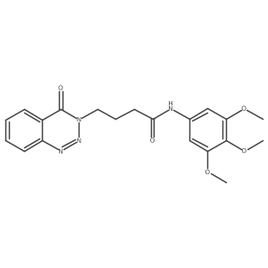 4-(4-oxo-1,2,3-benzotriazin-3(4H)-yl)-N-(3,4,5-trimethoxyphenyl)butanamide Structure