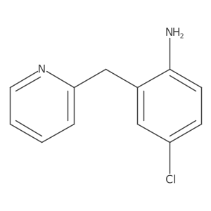 4-Chloro-2-(pyridin-2-ylmethyl)aniline Structure