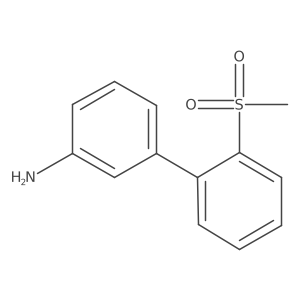 3-(2-Methylsulfonylphenyl)aniline结构式
