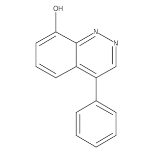 4-Phenyl-8-cinnolinol结构式