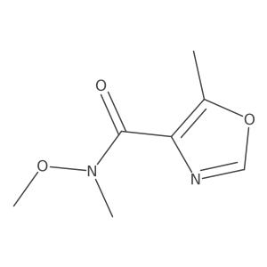 N-methoxy-N,5-dimethyloxazole-4-carboxamide Structure