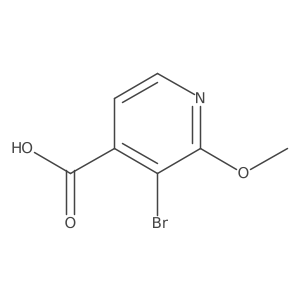 3-Bromo-2-methoxyisonicotinic acid结构式