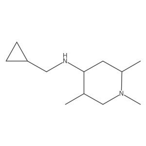 N-(cyclopropylmethyl)-1,2,5-trimethylpiperidin-4-amine Structure