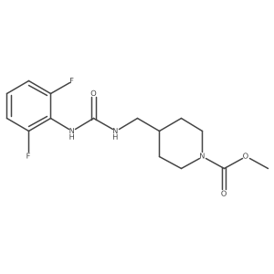 Methyl 4-((3-(2,6-difluorophenyl)ureido)methyl)piperidine-1-carboxylate Structure