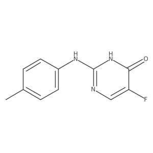 5-Fluoro-2-[(4-methylphenyl)amino]-4(3H)-pyrimidinone结构式