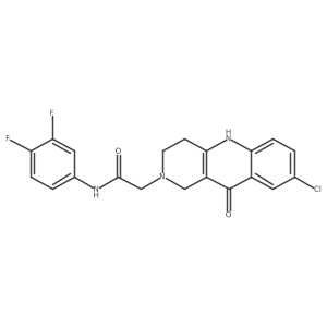 2-(8-chloro-10-oxo-3,4-dihydrobenzo[b][1,6]naphthyridin-2(1H,5H,10H)-yl)-N-(3,4-difluorophenyl)acetamide Structure