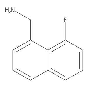 1-(Aminomethyl)-8-fluoronaphthalene Structure