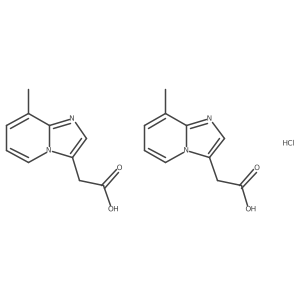 2-(8-Methylimidazo[1,2-a]pyridin-3-yl)aceticacidhemihydrochloride Structure