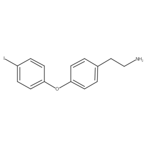 2-[4-(4-Iodophenoxy)phenyl]ethan-1-amine结构式