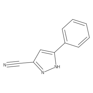 N#Cc1cc(-c2ccccc2)[nH]n1结构式