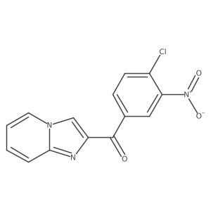 Methanone,(4-chloro-3-nitrophenyl)imidazo[1,2-a]pyridin-2-yl- Structure