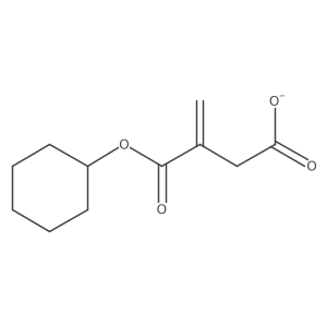 4-Cyclohexyl 2-methylenebutanedioate Structure