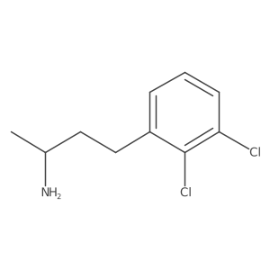 4-(2,3-Dichlorophenyl)butan-2-amine结构式