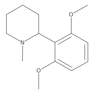 2-(2,6-Dimethoxyphenyl)-1-methylpiperidine Structure