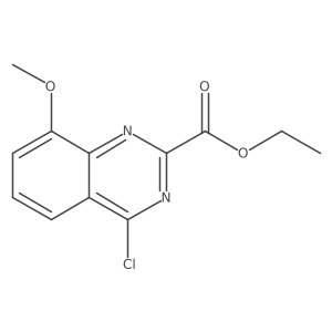 Ethyl 4-chloro-8-methoxyquinazoline-2-carboxylate结构式