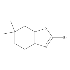 2-Bromo-6,6-dimethyl-4,5,6,7-tetrahydro-1,3-benzothiazole Structure