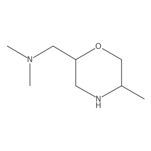 2-Morpholinemethanamine, N,N,5-trimethyl- Structure