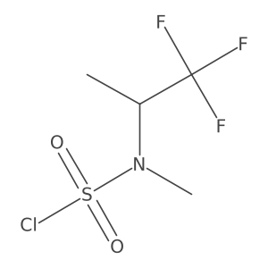 (S)-N-Methyl-1,1,1-trifluoro-2-propylsulfamoyl chloride结构式