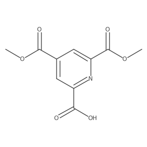 4,6-Bis(methoxycarbonyl)pyridine-2-carboxylic acid结构式