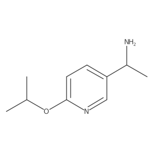 (S)-1-(6-isopropoxy-pyridin-3-yl)-ethylamine结构式