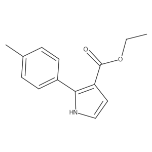 Ethyl 2-p-tolyl-1h-pyrrole-3-carboxylate Structure