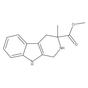 methyl 3-methyl-1H,2H,3H,4H,9H-pyrido[3,4-b]indole-3-carboxylate结构式