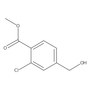 Methyl 2-chloro-4-(hydroxymethyl)benzoate Structure