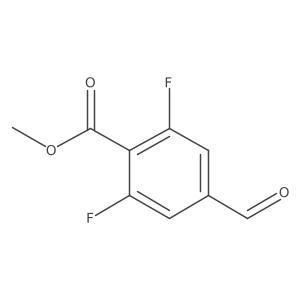 Methyl 2,6-difluoro-4-formylbenzoate Structure