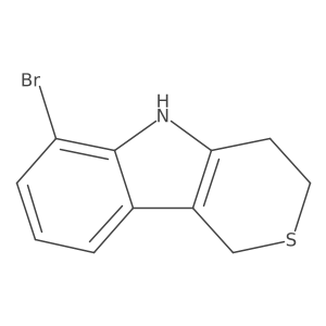 6-bromo-1H,3H,4H,5H-thiopyrano[4,3-b]indole Structure
