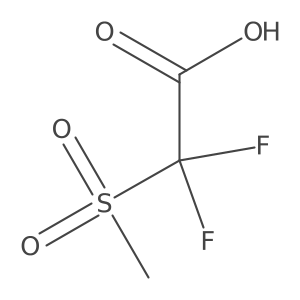 2,2-Difluoro-2-methanesulfonylacetic acid结构式