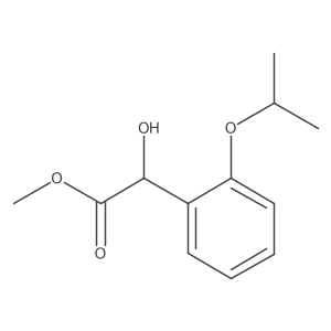 Methyl 2-hydroxy-2-[2-(propan-2-yloxy)phenyl]acetate Structure