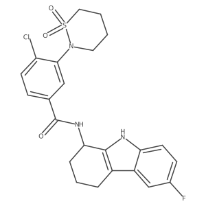 C23H23ClFN3O3S Structure