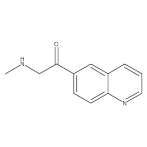 2-(Methylamino)-1-(quinolin-6-yl)ethan-1-one Structure