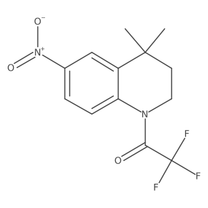 1-(4,4-Dimethyl-6-nitro-3,4-dihydroquinolin-1(2H)-yl)-2,2,2-trifluoroethanone Structure