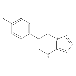 6-(4-methylphenyl)-4H,5H,6H,7H-[1,2,3,4]tetrazolo[1,5-a]pyrimidine结构式