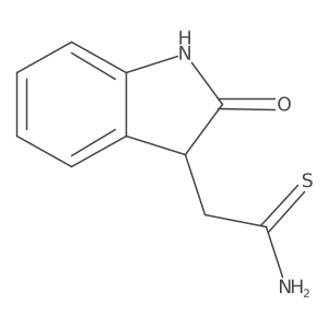2-(2-Oxoindolin-3-yl)ethanethioamide Structure