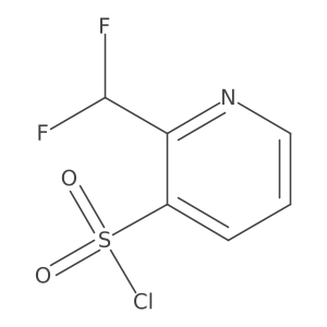 2-(Difluoromethyl)pyridine-3-sulfonyl chloride Structure