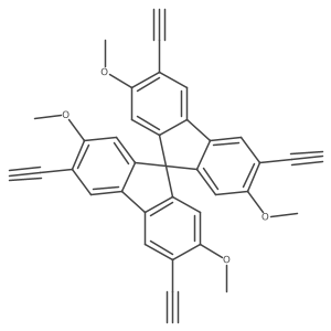 3,3',6,6'-Tetraethynyl-2,2',7,7'-tetramethoxy-9,9'-spirobi[fluorene] Structure