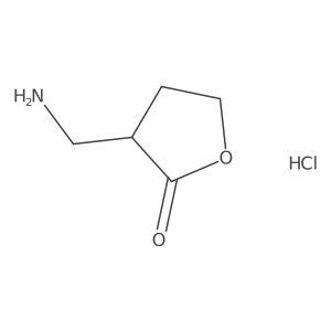 3-(Aminomethyl)oxolan-2-one hydrochloride Structure