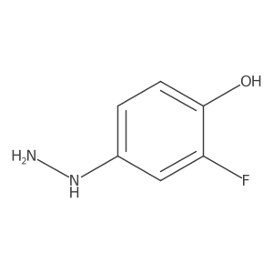 2-Fluoro-4-hydrazinylphenol结构式