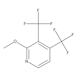 2-Methoxy-3,4-bis(trifluoromethyl)pyridine结构式