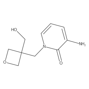 3-Amino-1-{[3-(hydroxymethyl)oxetan-3-yl]methyl}-1,2-dihydropyridin-2-one Structure