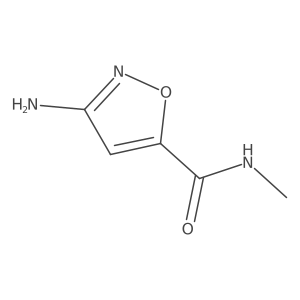 3-Amino-N-methylisoxazole-5-carboxamide Structure