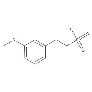 2-(3-Methoxyphenyl)ethane-1-sulfonyl fluoride结构式