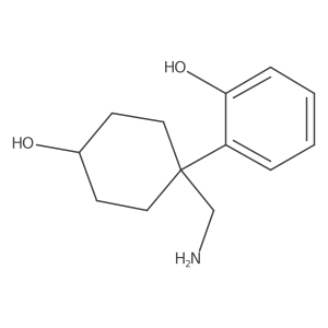 2-[1-(Aminomethyl)-4-hydroxycyclohexyl]phenol结构式