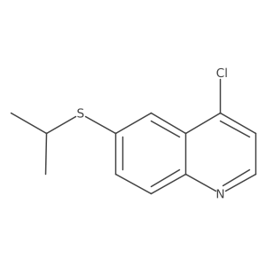 4-Chloro-6-(isopropylthio)quinoline Structure