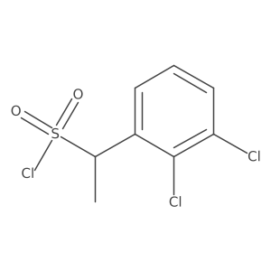 1-(2,3-Dichlorophenyl)ethane-1-sulfonyl chloride Structure